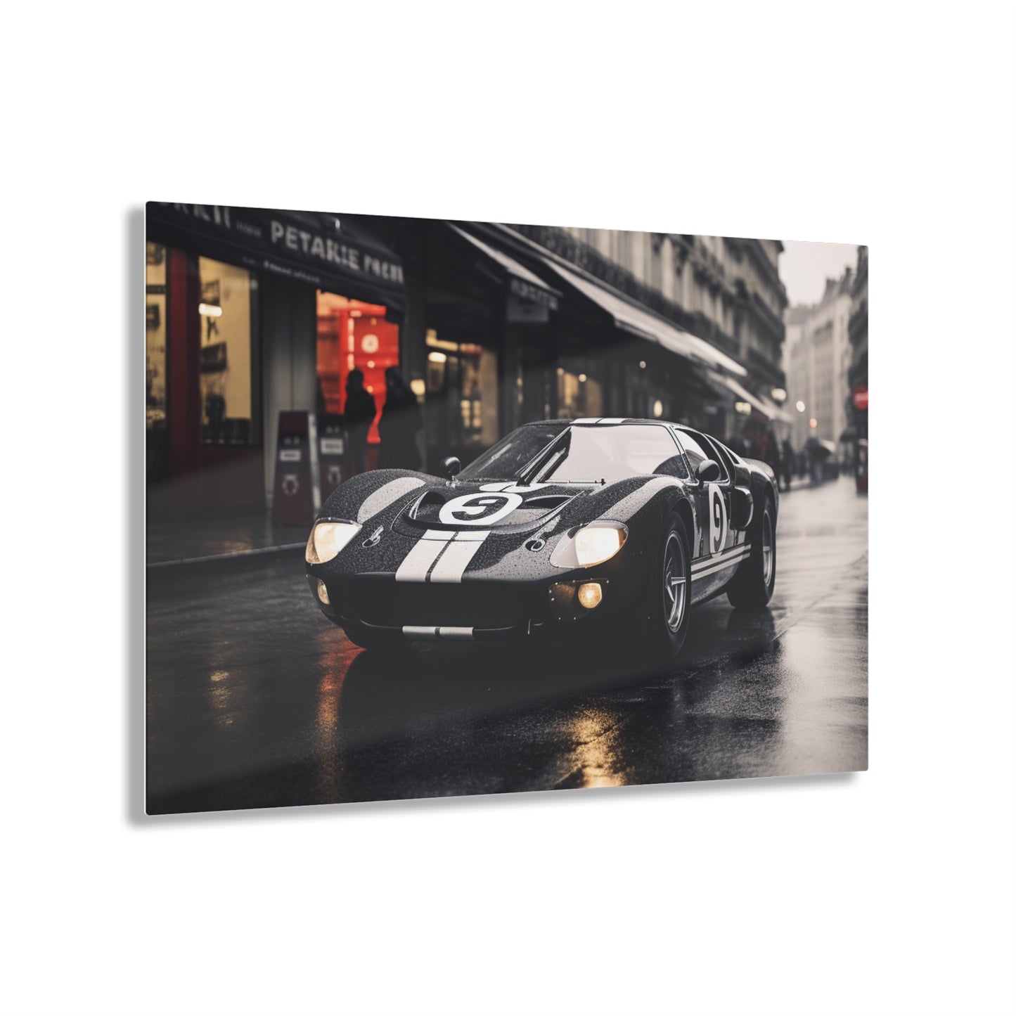 GT40 in Paris in Acrylic